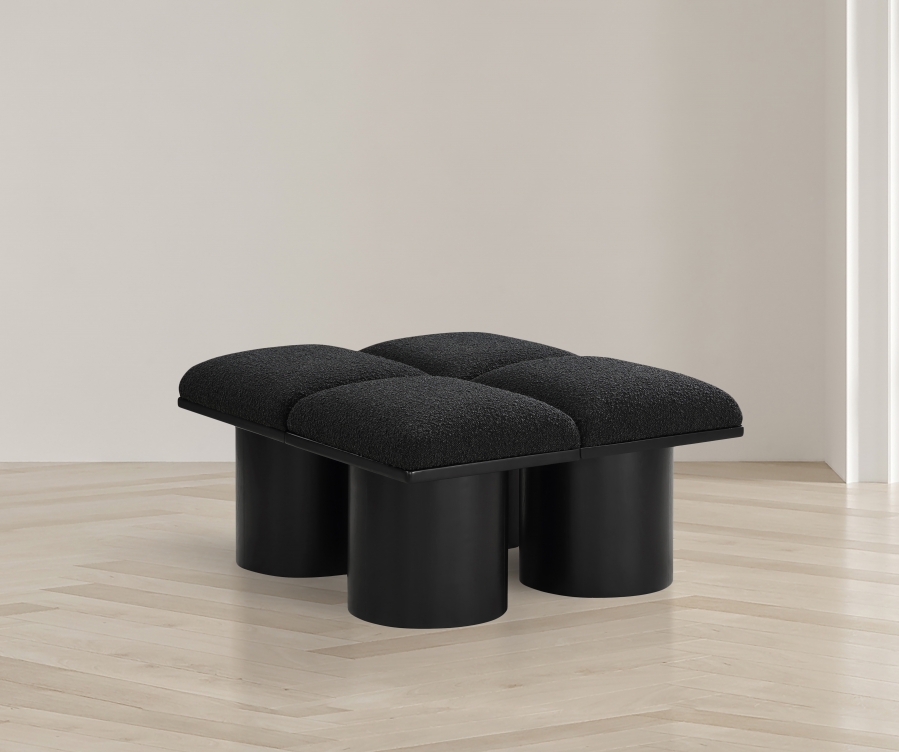 Pavilion Boucle Fabric Upholstered 4pc. Modular Bench