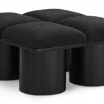 Pavilion Boucle Fabric Upholstered 4pc. Modular Bench