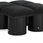 Pavilion Boucle Fabric Upholstered 4pc. Modular Bench