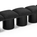 Pavilion Boucle Fabric Upholstered 5pc. Modular Bench