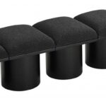 Pavilion Boucle Fabric Upholstered 5pc. Modular Bench