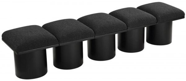 Pavilion Boucle Fabric Upholstered 5pc. Modular Bench