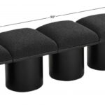 Pavilion Boucle Fabric Upholstered 5pc. Modular Bench