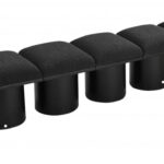 Pavilion Boucle Fabric Upholstered 5pc. Modular Bench