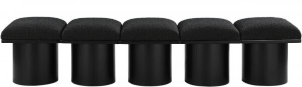 Pavilion Boucle Fabric Upholstered 5pc. Modular Bench