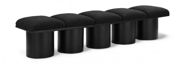 Pavilion Boucle Fabric Upholstered 5pc. Modular Bench