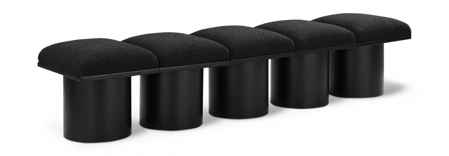 Pavilion Boucle Fabric Upholstered 5pc. Modular Bench