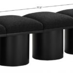 Pavilion Boucle Fabric Upholstered 5pc. Modular Bench