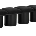 Pavilion Boucle Fabric Upholstered 5pc. Modular Bench