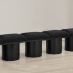 Pavilion Boucle Fabric Upholstered 6pc. Modular Bench