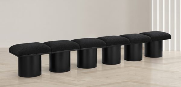 Pavilion Boucle Fabric Upholstered 6pc. Modular Bench