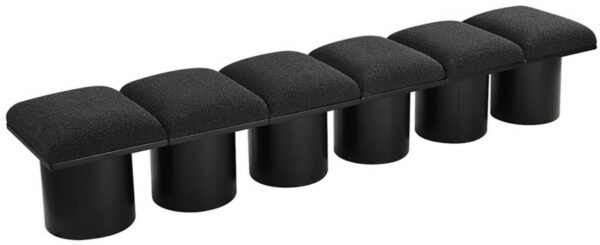 Pavilion Boucle Fabric Upholstered 6pc. Modular Bench