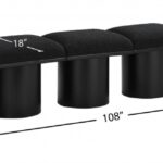 Pavilion Boucle Fabric Upholstered 6pc. Modular Bench