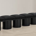 Pavilion Boucle Fabric Upholstered 6pc. Modular Bench