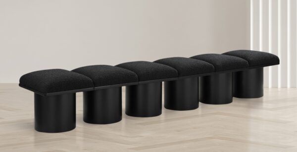 Pavilion Boucle Fabric Upholstered 6pc. Modular Bench