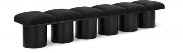 Pavilion Boucle Fabric Upholstered 6pc. Modular Bench