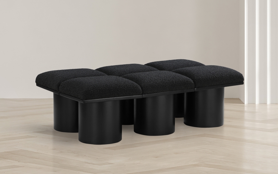 Pavilion Boucle Fabric Upholstered 6pc. Modular Bench