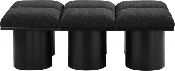 Pavilion Boucle Fabric Upholstered 6pc. Modular Bench
