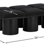 Pavilion Boucle Fabric Upholstered 6pc. Modular Bench