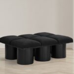 Pavilion Boucle Fabric Upholstered 6pc. Modular Bench