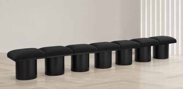 Pavilion Boucle Fabric Upholstered 7pc. Modular Bench