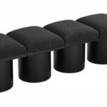 Pavilion Boucle Fabric Upholstered 7pc. Modular Bench