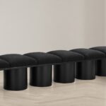 Pavilion Boucle Fabric Upholstered 7pc. Modular Bench