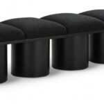 Pavilion Boucle Fabric Upholstered 7pc. Modular Bench