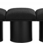 Pavilion Boucle Fabric Upholstered 7pc. Modular Bench