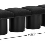 Pavilion Boucle Fabric Upholstered 7pc. Modular Bench