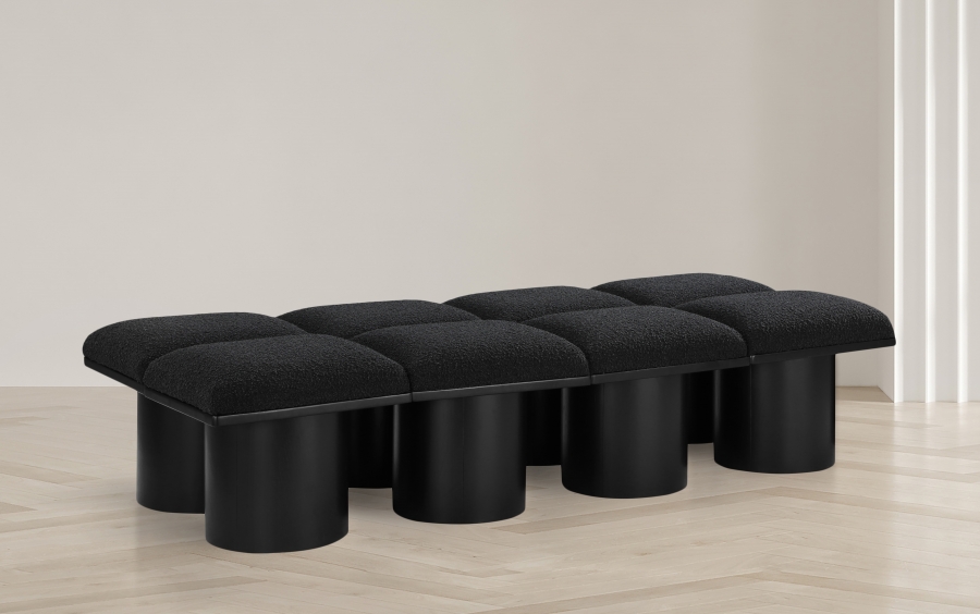 Pavilion Boucle Fabric Upholstered 8pc. Modular Bench