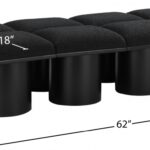 Pavilion Boucle Fabric Upholstered 8pc. Modular Bench