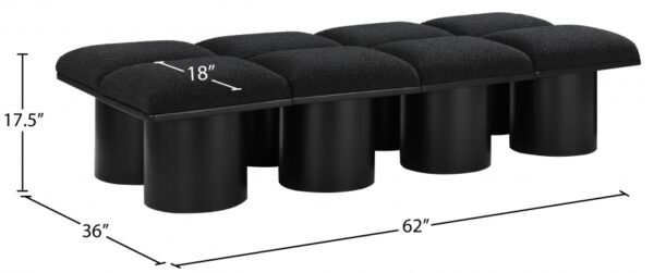 Pavilion Boucle Fabric Upholstered 8pc. Modular Bench