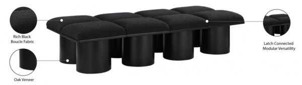 Pavilion Boucle Fabric Upholstered 8pc. Modular Bench