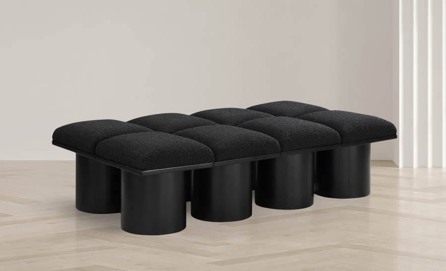 Pavilion Boucle Fabric Upholstered 8pc. Modular Bench