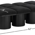 Pavilion Boucle Fabric Upholstered 8pc. Modular Bench