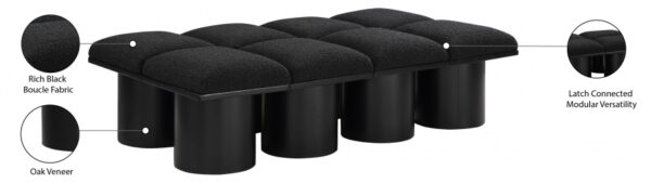 Pavilion Boucle Fabric Upholstered 8pc. Modular Bench