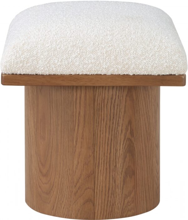 Pavilion Boucle Fabric Upholstered Stool