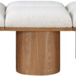 Pavilion Boucle Fabric Upholstered 10pc. Modular Bench