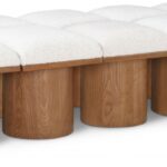 Pavilion Boucle Fabric Upholstered 10pc. Modular Bench