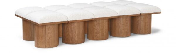 Pavilion Boucle Fabric Upholstered 10pc. Modular Bench
