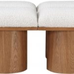 Pavilion Boucle Fabric Upholstered 12pc. Modular Bench