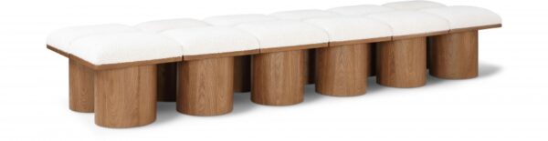 Pavilion Boucle Fabric Upholstered 12pc. Modular Bench