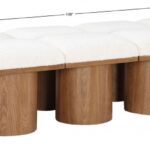 Pavilion Boucle Fabric Upholstered 12pc. Modular Bench