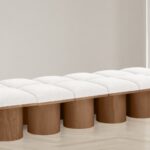 Pavilion Boucle Fabric Upholstered 12pc. Modular Bench
