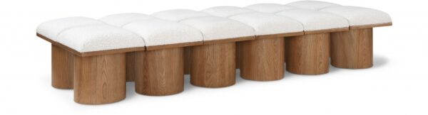 Pavilion Boucle Fabric Upholstered 12pc. Modular Bench