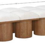Pavilion Boucle Fabric Upholstered 12pc. Modular Bench