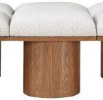 Pavilion Boucle Fabric Upholstered 14pc. Modular Bench