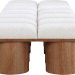 Pavilion Boucle Fabric Upholstered 14pc. Modular Bench