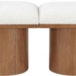 Pavilion Boucle Fabric Upholstered 4pc. Modular Bench